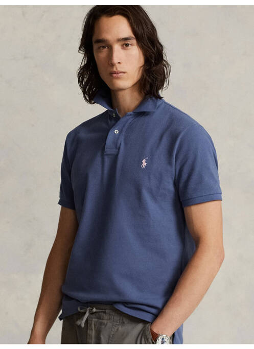 Polo bleu RALPH LAUREN pour homme