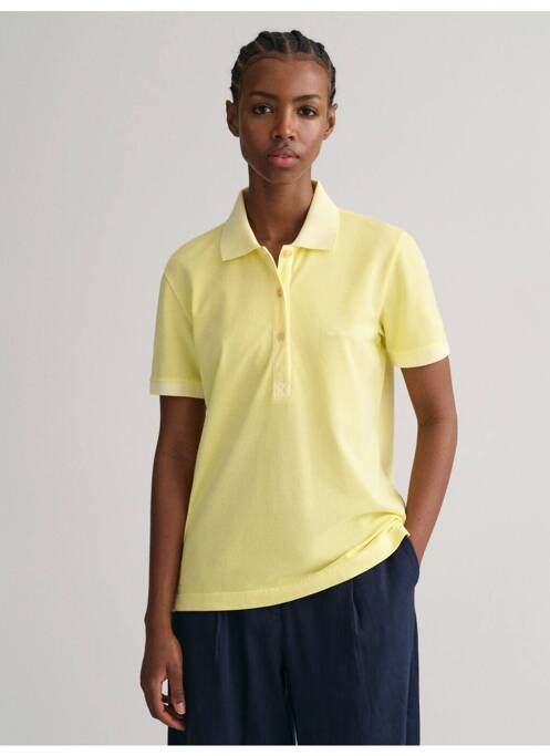 Polo jaune GANT pour femme