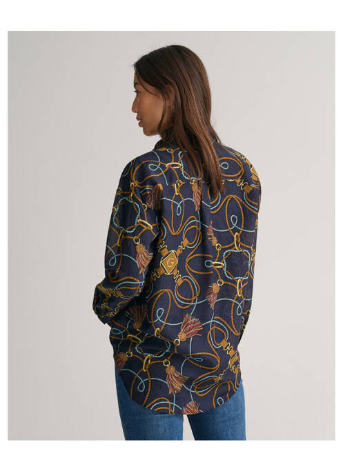 Chemise de nuit bleu marine GANT pour femme