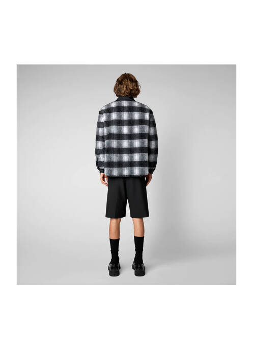 Blouson noir SAVE THE DUCK pour homme