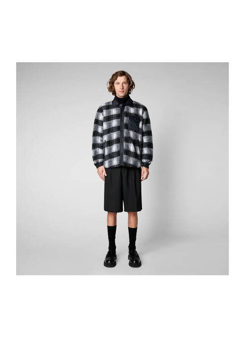 Blouson noir SAVE THE DUCK pour homme