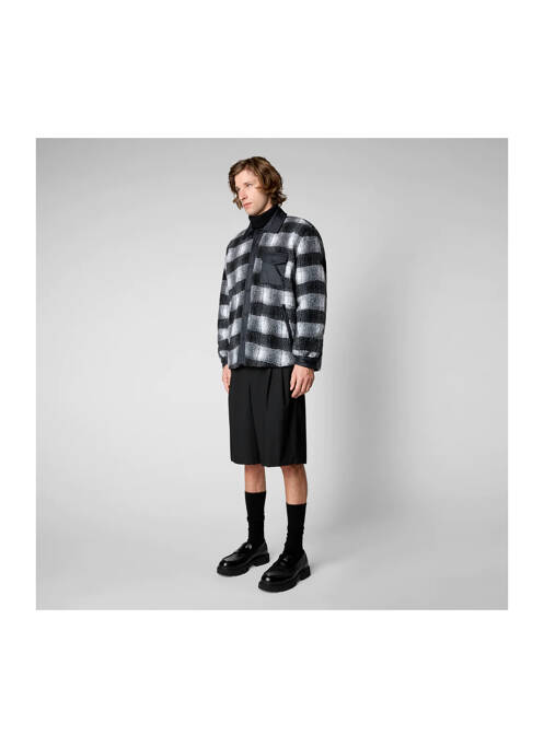 Blouson noir SAVE THE DUCK pour homme