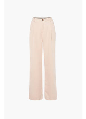 Pantalon droit beige TERRA DI SIENA pour femme