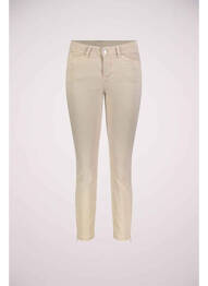 Jeans coupe droite beige MAC femme