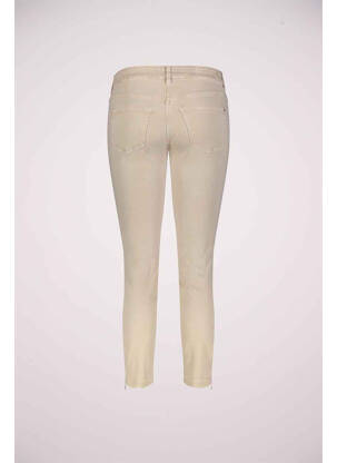 Jeans coupe droite beige MAC femme