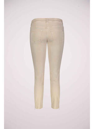 Jeans coupe droite beige MAC femme