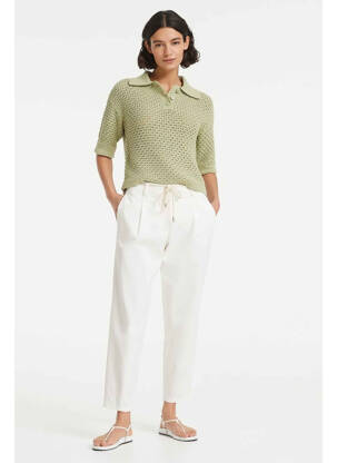 Pantalon 7/8 blanc OPUS femme