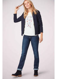 Jeans coupe droite bleu TOM TAILOR femme