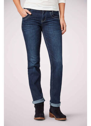 Jeans coupe droite bleu TOM TAILOR femme