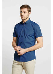 Chemise manches courtes bleu TOM TAILOR pour homme seconde vue