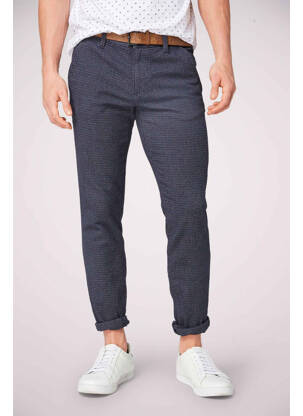 Pantalon chino bleu TOM TAILOR homme