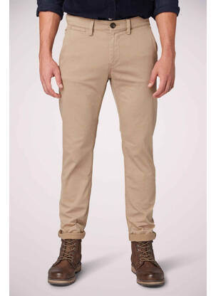 Pantalon chino beige TOM TAILOR homme