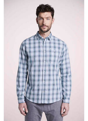 Chemise manches longues bleu TOM TAILOR homme