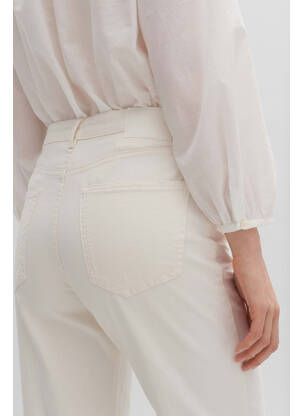 Jeans coupe droite blanc OPUS femme