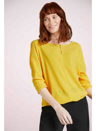 T-shirt jaune TOM TAILOR femme