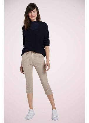 Jeans coupe slim beige TOM TAILOR femme