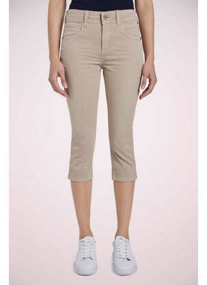 Jeans coupe slim beige TOM TAILOR femme