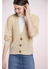 Gilet manches longues beige TOM TAILOR pour femme seconde vue