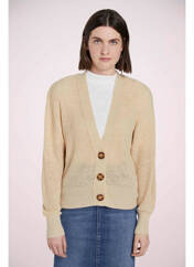 Gilet manches longues beige TOM TAILOR pour femme seconde vue