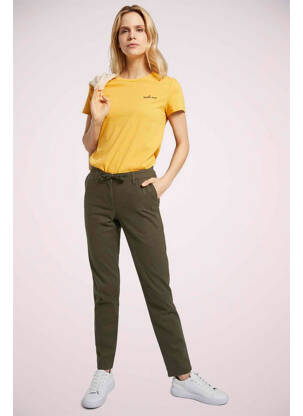 Pantalon slim vert TOM TAILOR femme