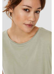 T-shirt vert VERO MODA pour femme seconde vue
