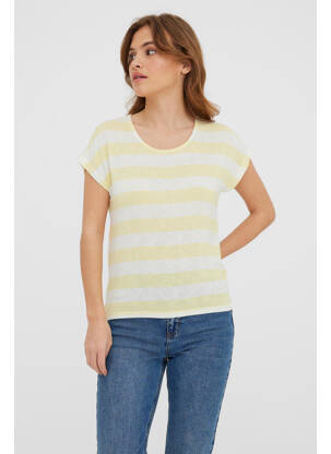 T-shirt jaune VERO MODA femme