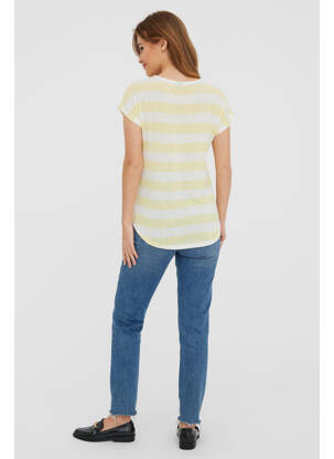 T-shirt jaune VERO MODA femme