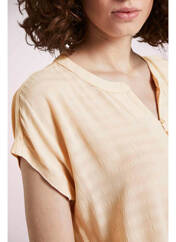 T-shirt beige TOM TAILOR pour femme seconde vue