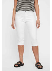 Pantacourt blanc VERO MODA pour femme seconde vue