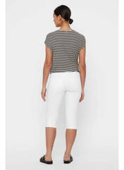 Pantacourt blanc VERO MODA pour femme seconde vue