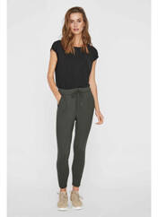 Pantalon chino vert VERO MODA pour femme seconde vue