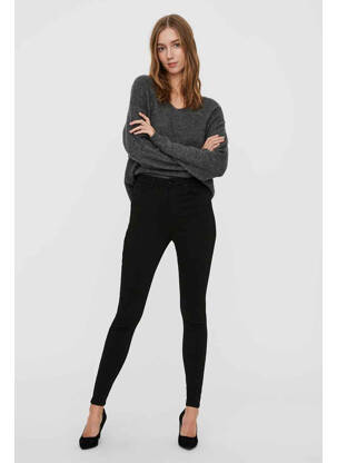 Jeans coupe slim noir VERO MODA femme