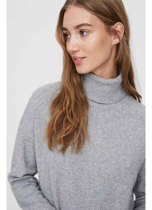 Robe courte gris VERO MODA femme