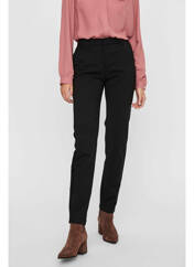 Pantalon chino noir VERO MODA pour femme seconde vue