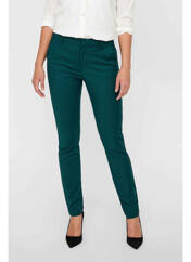 Pantalon chino vert VERO MODA pour femme seconde vue