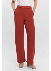 Pantalon large rouge VERO MODA pour femme seconde vue