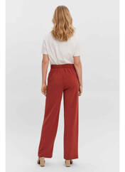 Pantalon large rouge VERO MODA pour femme seconde vue