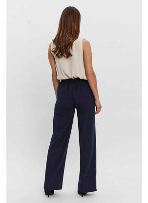 Pantalon droit bleu VERO MODA femme