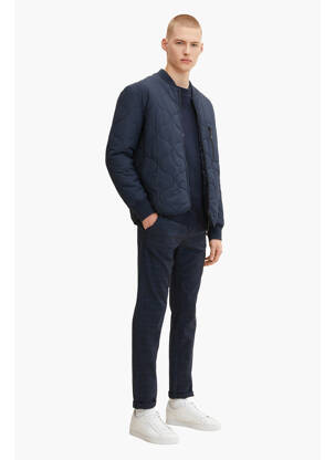Pantalon chino bleu TOM TAILOR homme