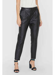 Pantalon slim noir VERO MODA pour femme seconde vue