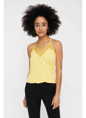 Débardeur jaune VERO MODA pour femme seconde vue