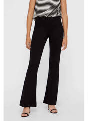 Pantalon flare noir VERO MODA pour femme seconde vue