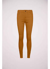 Jeans coupe slim marron VERO MODA pour femme seconde vue