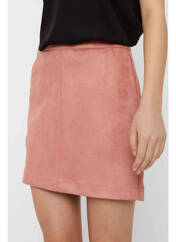 Jupe courte rose VERO MODA pour femme seconde vue