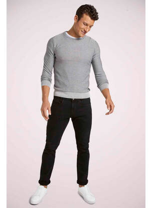 Jeans coupe slim noir TOM TAILOR homme