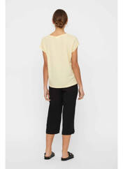 T-shirt jaune VERO MODA pour femme seconde vue