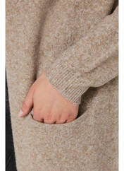 Gilet manches longues marron VERO MODA pour femme seconde vue