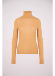 Pull col roulé marron VERO MODA pour femme seconde vue