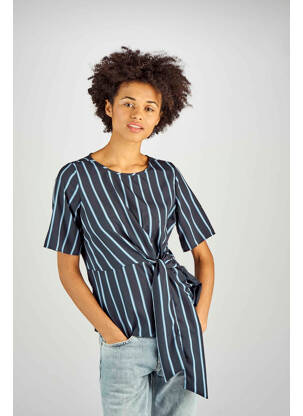 Chemise manches courtes bleu VERO MODA pour femme