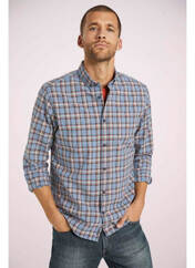 Chemise manches longues bleu TOM TAILOR pour homme seconde vue